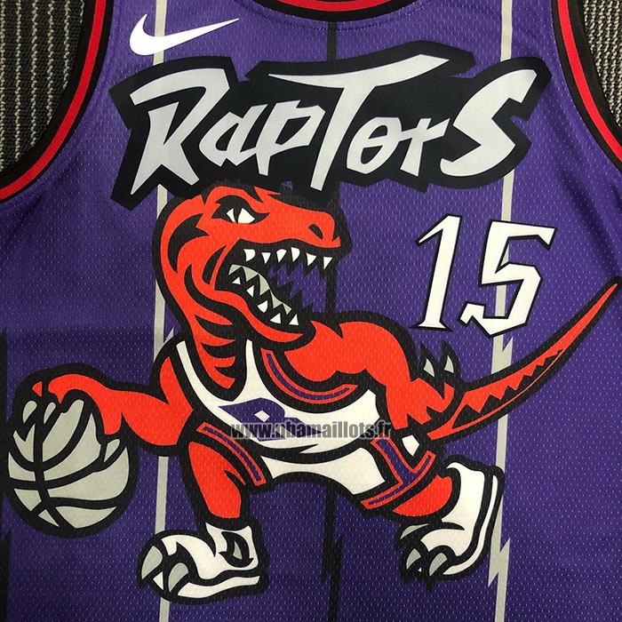 Maillot Tornto Raptors Vince Carter NO 15 Classic Edition Volet